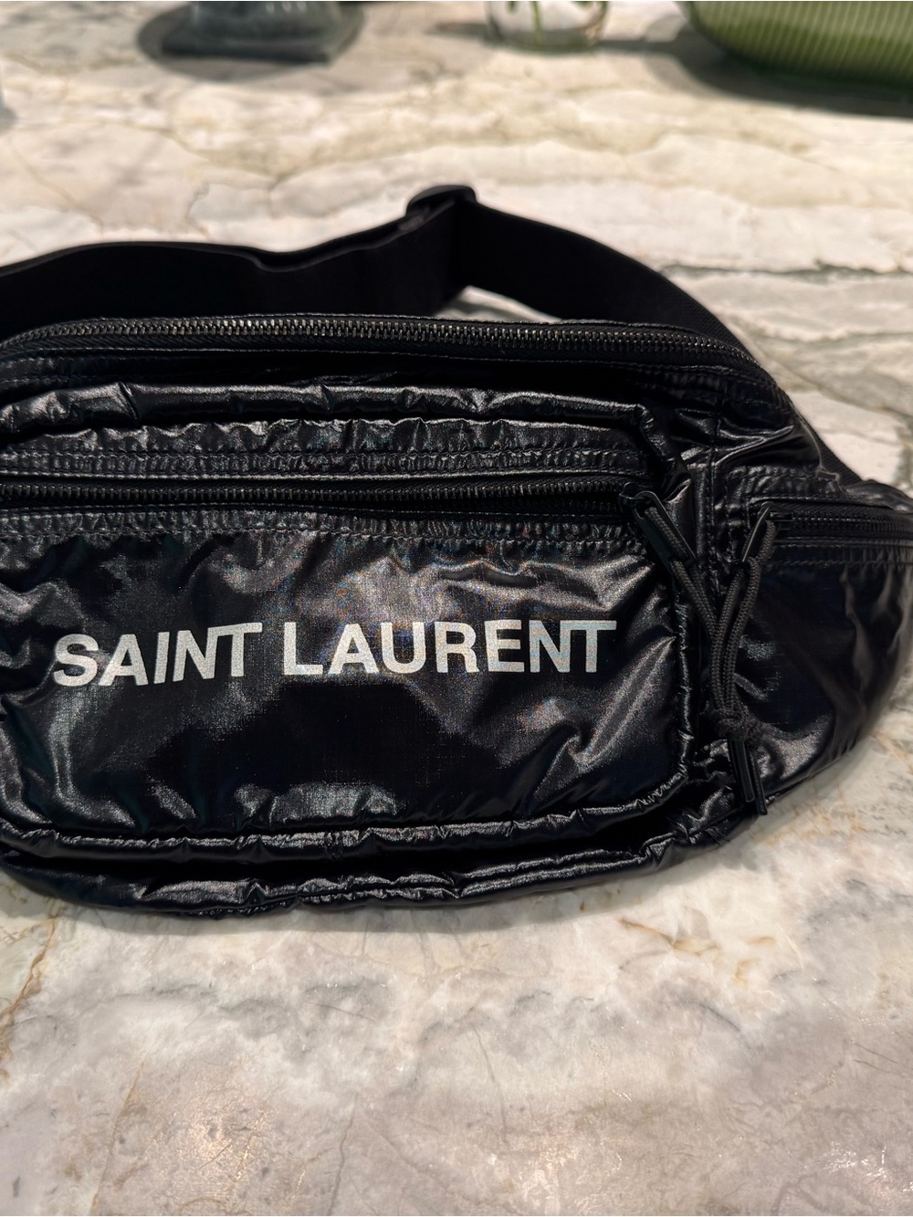 Saint Laurent Nuxx Nylon Belt Bag